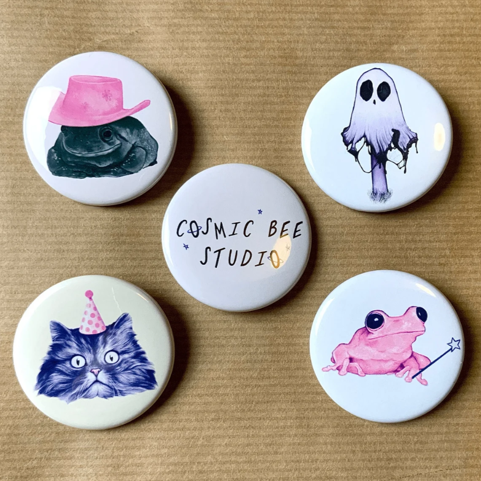 Custom Button Pins - Yourstuffmade.com