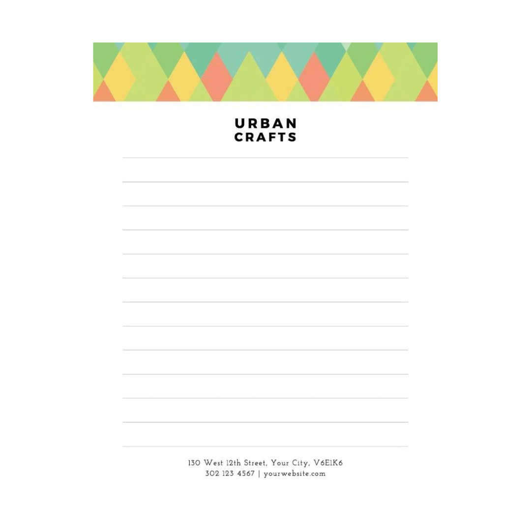 Notepads Template - Yourstuffmade.com