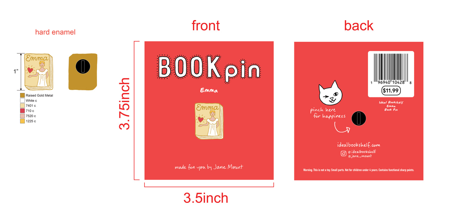 Emma Enamel Pin