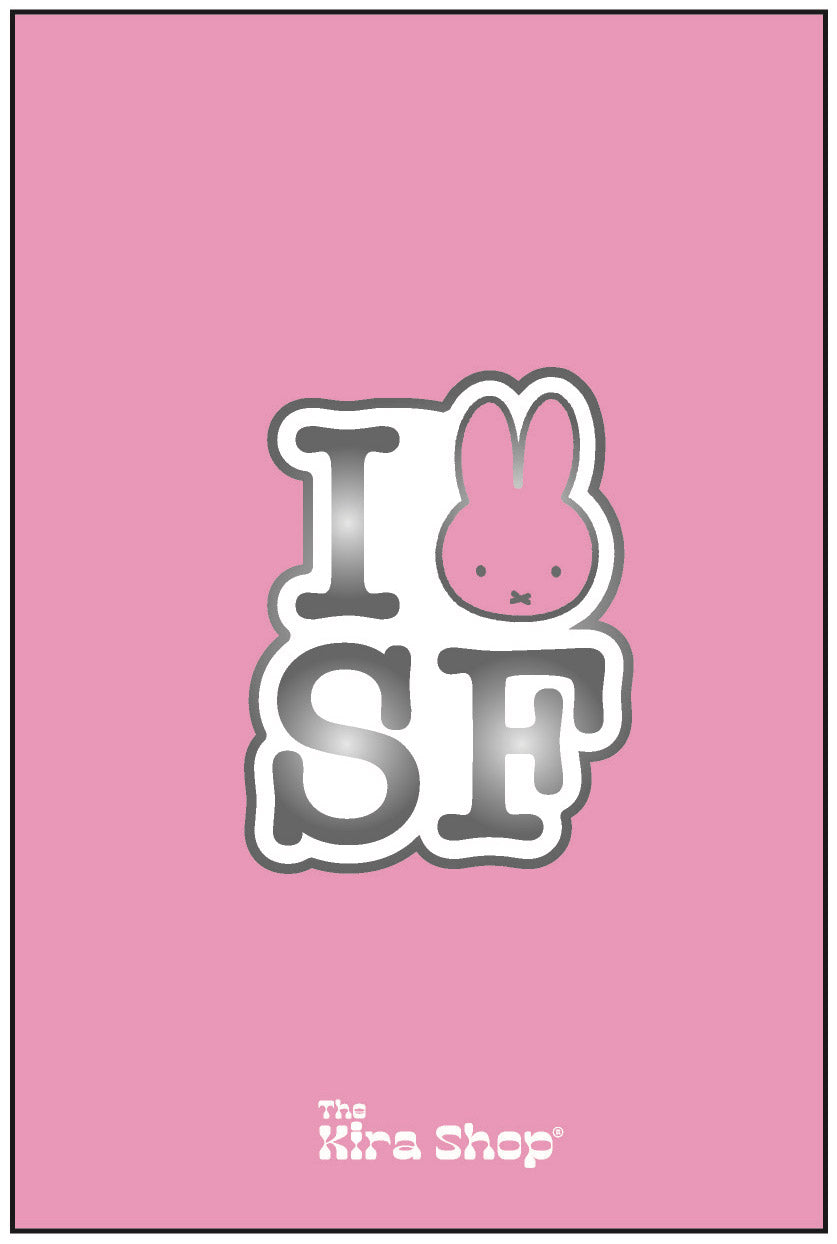 I MIFFY SF Silver & Pink Enamel Pin