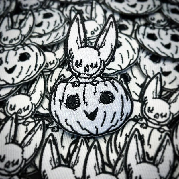 Pumpkin Bat Patches