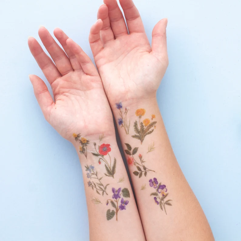 Temporary Tattoos Template - Yourstuffmade.com