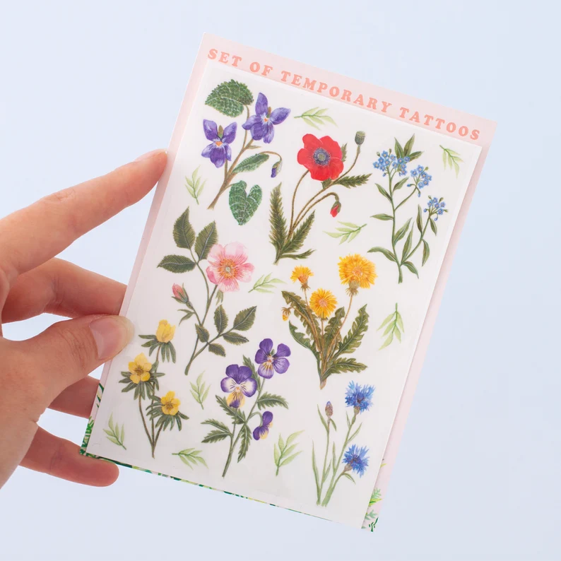 Temporary Tattoos Template - Yourstuffmade.com