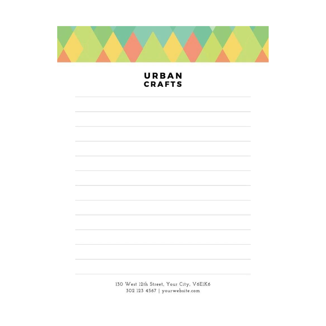 Notepads template