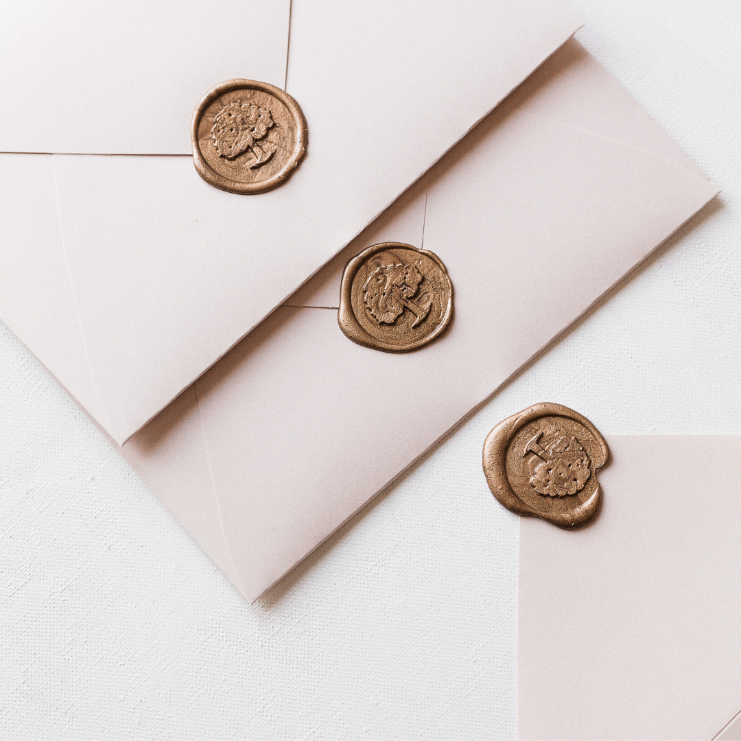 Wax seal stamps template