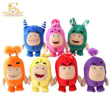 项目列表中的 Oddbods 角色插画