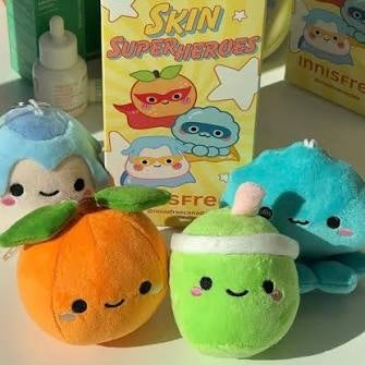 คอลเลกชันตุ๊กตาผ้า Innisfree Skin Superheroes