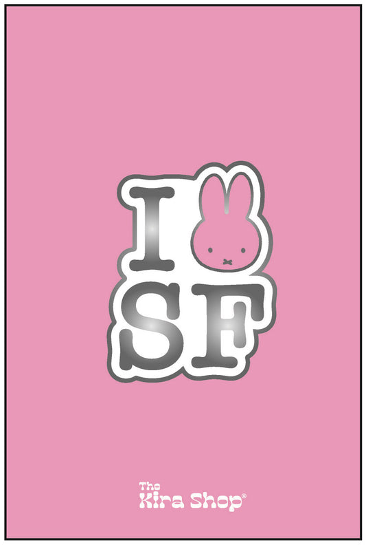 I MIFFY SF Silver & Pink Enamel Pin