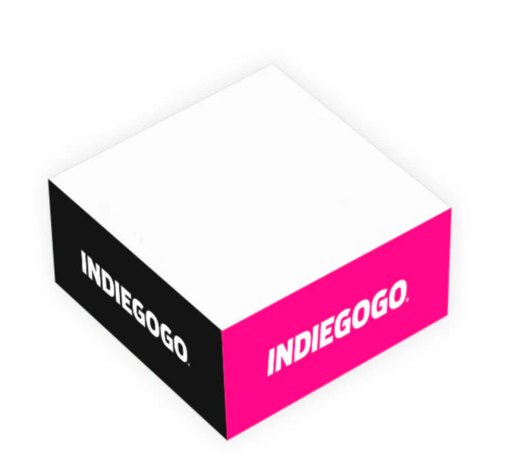Conceito de embalagem personalizada da Indiegogo