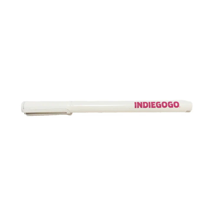 Conceito de caneta com a marca Indiegogo