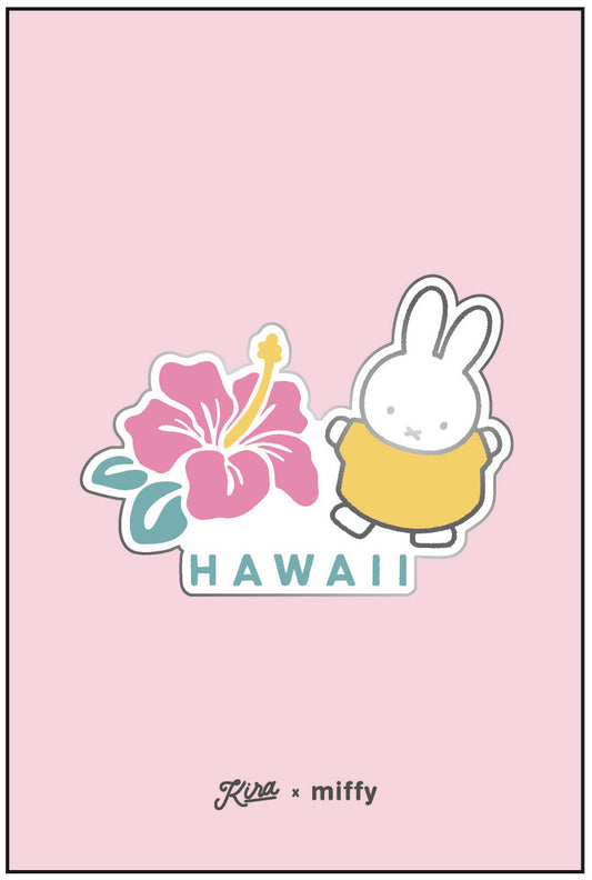 Miffy Hankyu "Spread Aloha" Hibiscus Enamel Pin