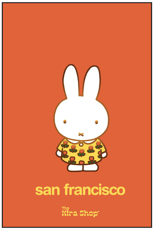 Miffy Tulip Dress San Francisco Enamel Pin