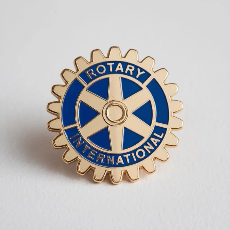 Rotary International doğa koruma temalı emaye rozeti