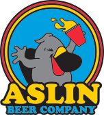 Aslin Beer Company commemorative pin artwork
