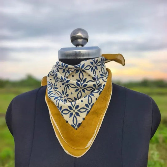 Colorful custom human-themed bandanas from Yourstuffmade.com featuring unique designs and vibrant patterns.