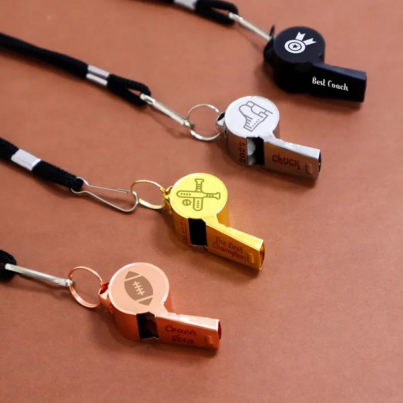 Custom Whistle - Whistle - Yourstuffmade.com -  Yourstuffmade.com - express cheap ethical custom products