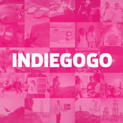 Arte da marca Indiegogo