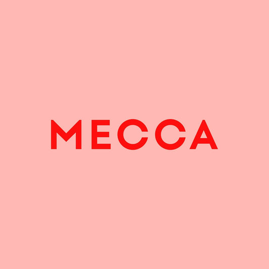 Glow Recipe x MECCA project logo featuring peach design and branding for collaboration with Sephora.