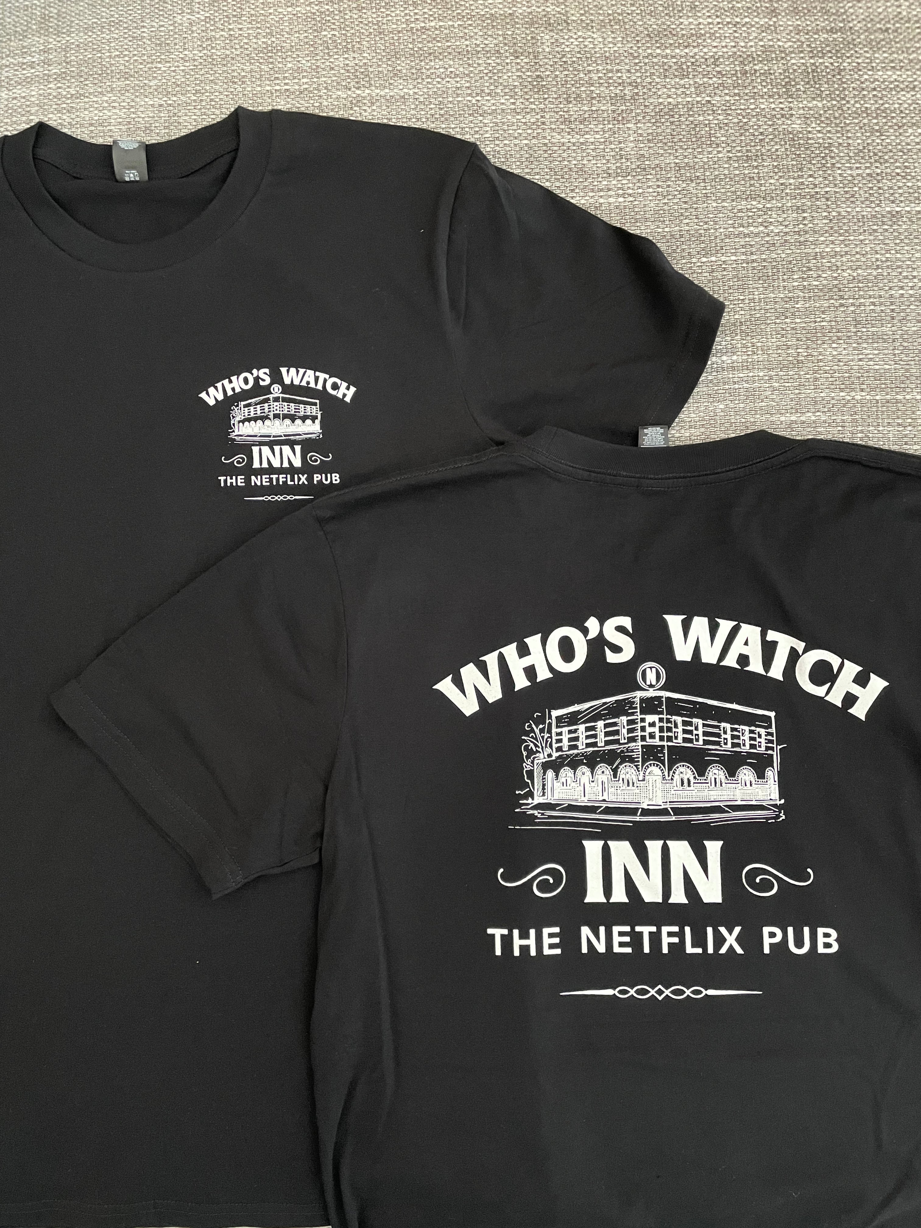 Netflix PubのカスタムイベントTシャツ