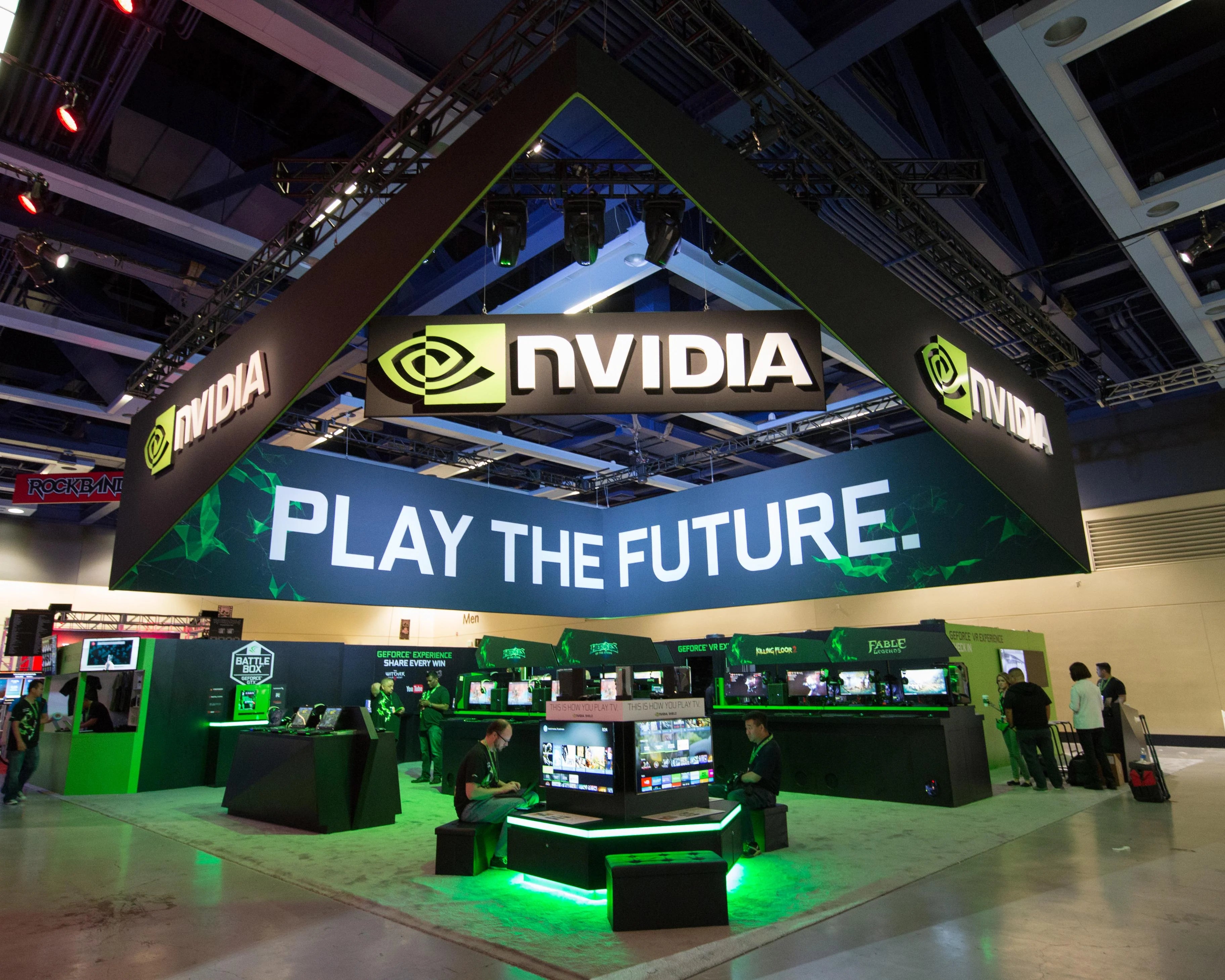 جناح NVIDIA في فعالية PAX