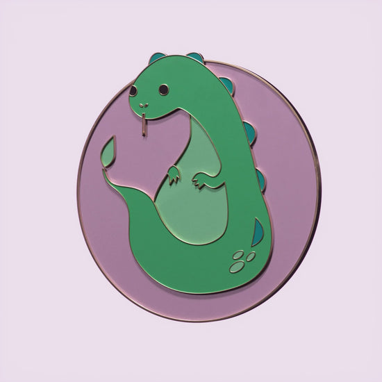 Green Dragon Soft Enamel Pin