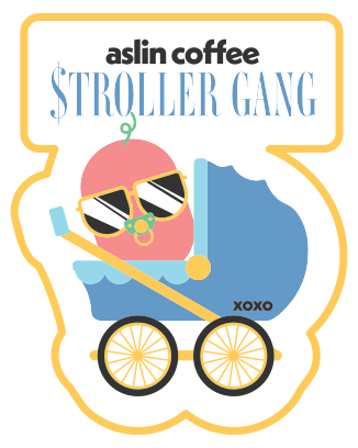 Aslin Stroller Gang embroidery artwork